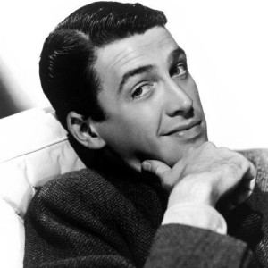 “A shot of Jimmy Stewart from one of his movies”